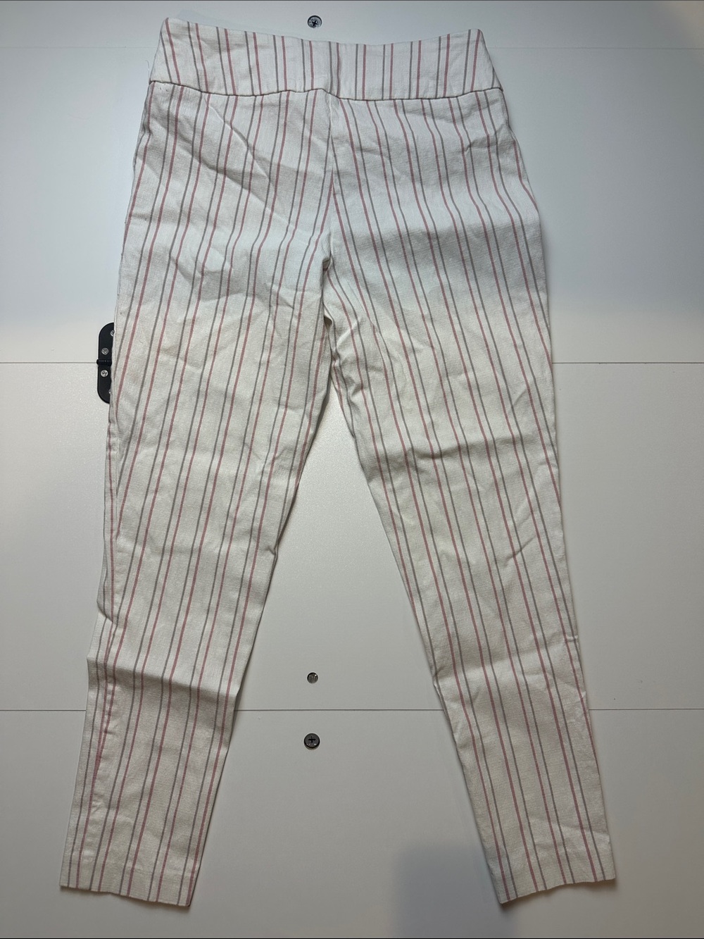 Medium Red White Gray Stripe Pant # 61 - Picture 6 of 6